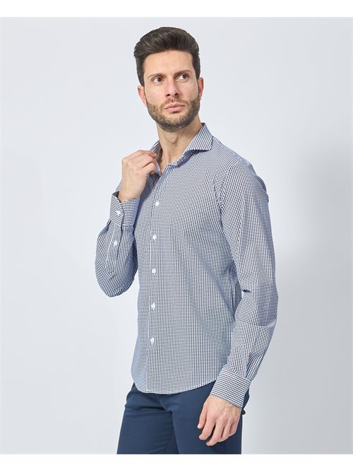 Chemise à manches longues Yes Zee avec micro-motif YES ZEE | C505-OP002001